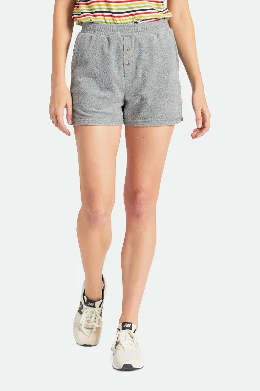 women's ripped pantsBella Short - Heather Grey