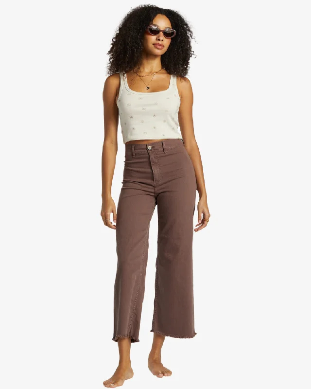 women's nursing pantsBillabong Free Fall Pants-Kona