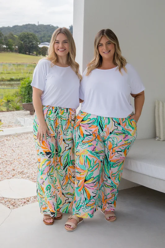 women's silk pantsSamara Pant | Tropicana