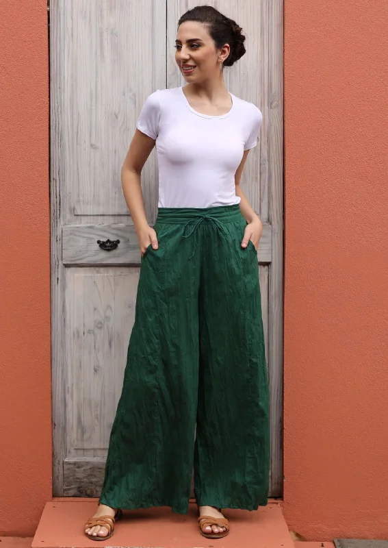 women's sustainable pantsJanis Pant Hunter Green