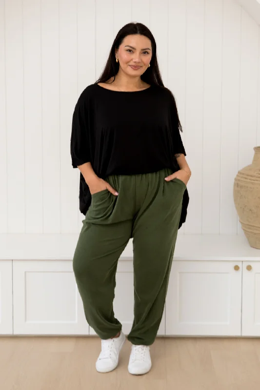 women's running pantsEveryday Lounge Pant | Moss Green