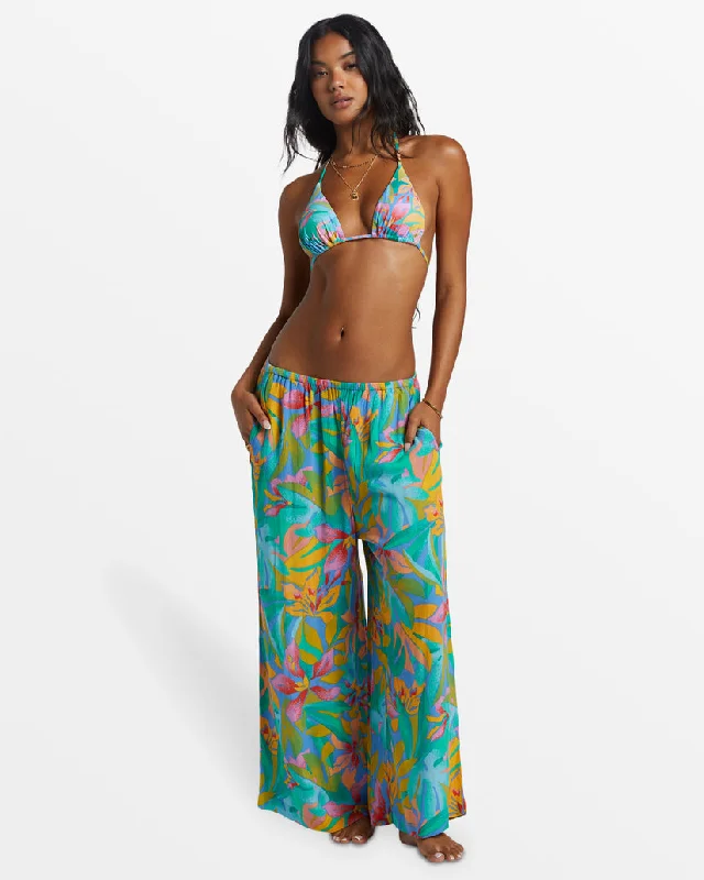 women's travel pantsBillabong Sun Catcher Pants-Marina