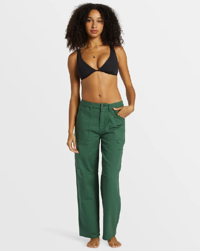 women's moisture-wicking pantsBillabong Leia Pants-Emerald Bay