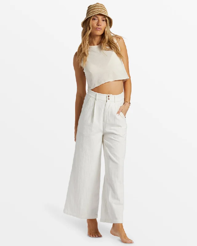 women's chic pantsBillabong Tailor Made Pants-Salt Crystal