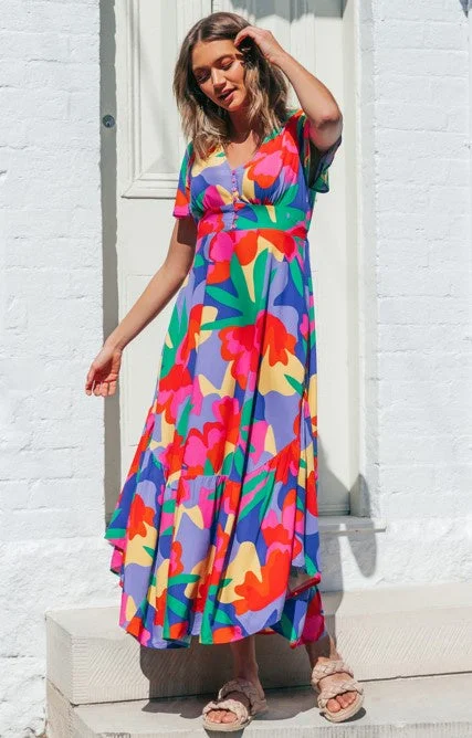 maxi dresses with low necklinessavannah long dress